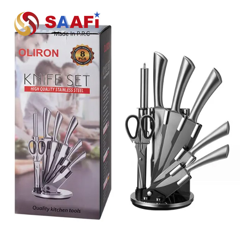 9 PCS Hollow Handle Knife Set