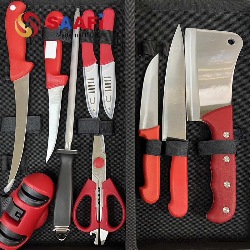 11 Pcs Slaughter Knife Set