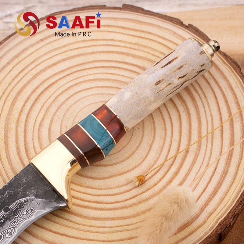 Handmade Damascus Folding Pocket Knife