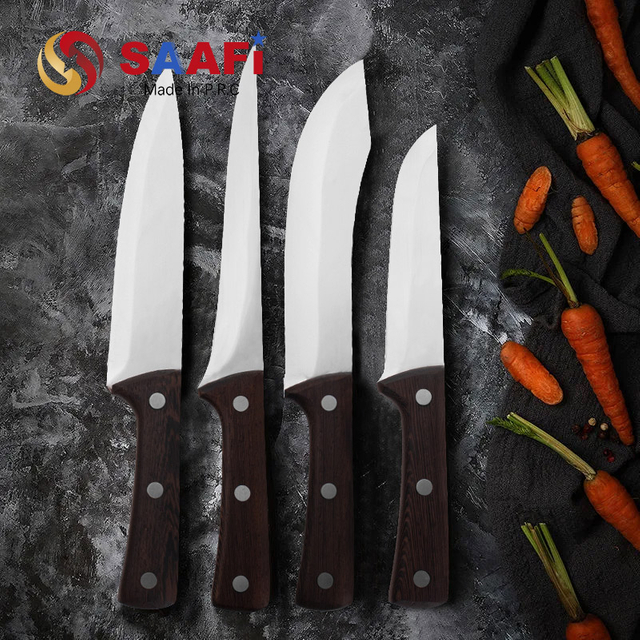 Butcher Knife with Wood Handle