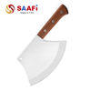 Axe Knife with Wood Handle