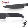 Rotating Stainless Steel Knife Block with Modern Slot Design for Kitchen Organization