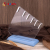 Magnetic Acrylic Knife Block – Transparent Universal Knife Holder with Blue Base