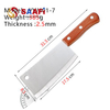 Professionele beukhandgreep Chef -messen met 3CR roestvrijstalen mes (7 ″ –10 ″)