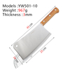 Professional Chef Knives with Merbau Wood Handle – 7″, 8″, 9″, 10″ Options