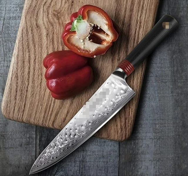 Handmade Damascus Kitchen Knife Sets Japan