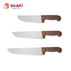 3Cr Stainless Steel Kitchen Chopper with Triple-Riveted Wooden Grip