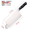 Heavy Duty Stainless Steel Cleaver Knife with Ergonomic Handle for Kitchen Use