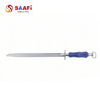 Professional Knife Honing Steel with Durable Blue Plastic Handle