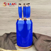 Modern Round Knife Block – Space-Saving Stainless Steel Knife Holder for Kitchen Organization
