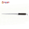 Professional Stainless Steel Honing Rod with Wood Handle for Kitchen Knife Sharpening