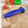 Professional Stainless Steel Sharpening Rod with Blue Plastic Handle