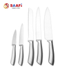 5-Piece Stainless Steel Hollow Handle Kitchen Knife Set – Chef, Bread, Carving, Utility & Paring Knives