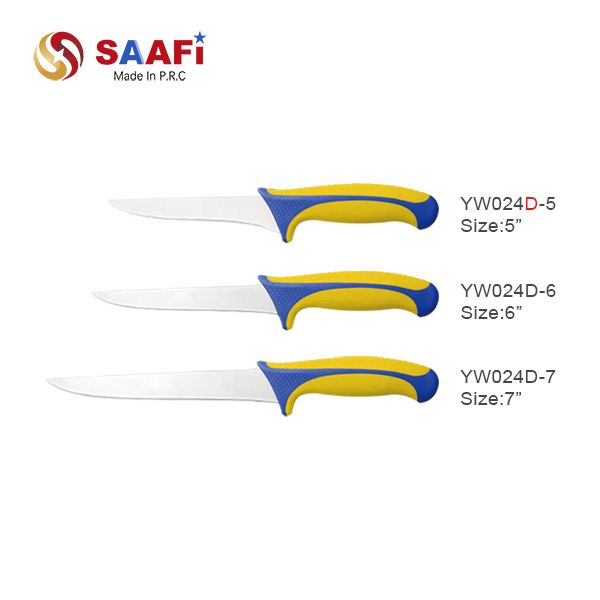 Ergonomic Plastic Handle Boning Knife for Meat & Fish Processing