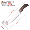 Premium Wooden Handle Fixed Blade Knife – 8