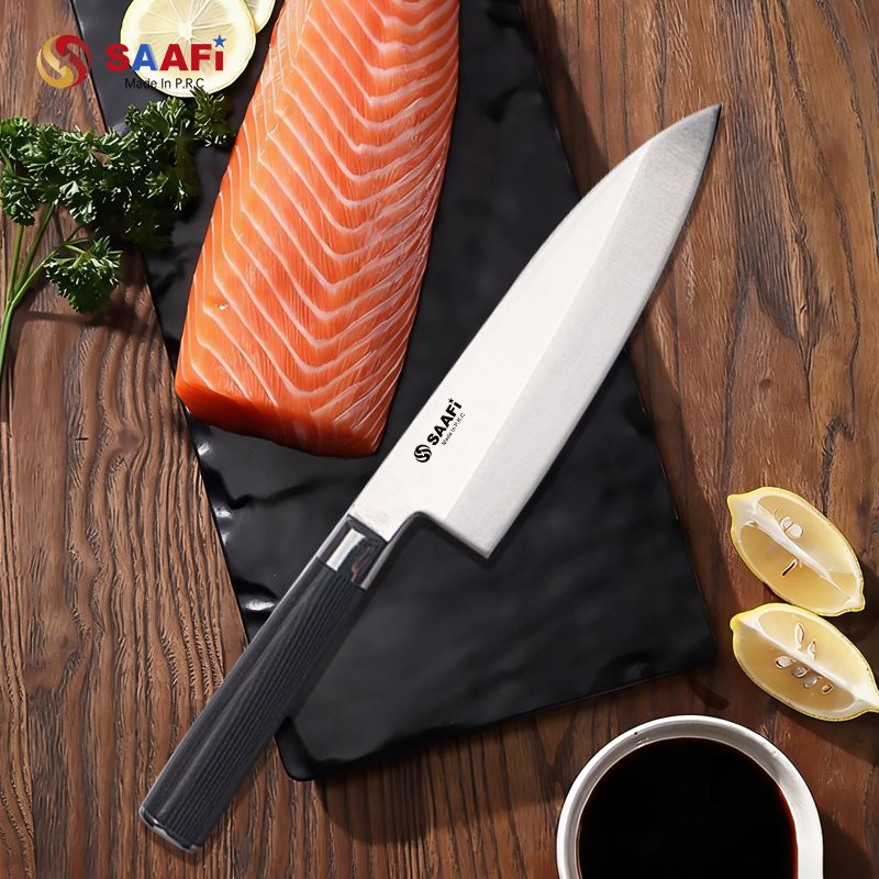 Stainless Steel Chef Knife with Ergonomic Handle – Professional Multipurpose Kitchen Knife