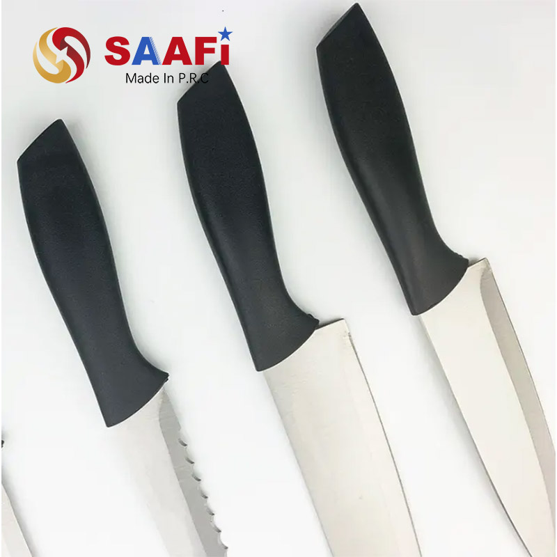 Plastic Handle Serrated Bread Paring Steak Boning