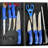 7 Pcs Wood Handle Kitchen Knife