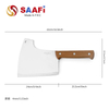 Chopper Knife with Wood Handle