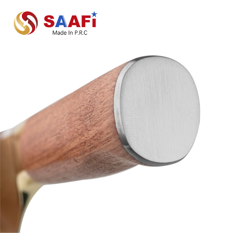 Gold Coating Chef Knife with Wood Handle