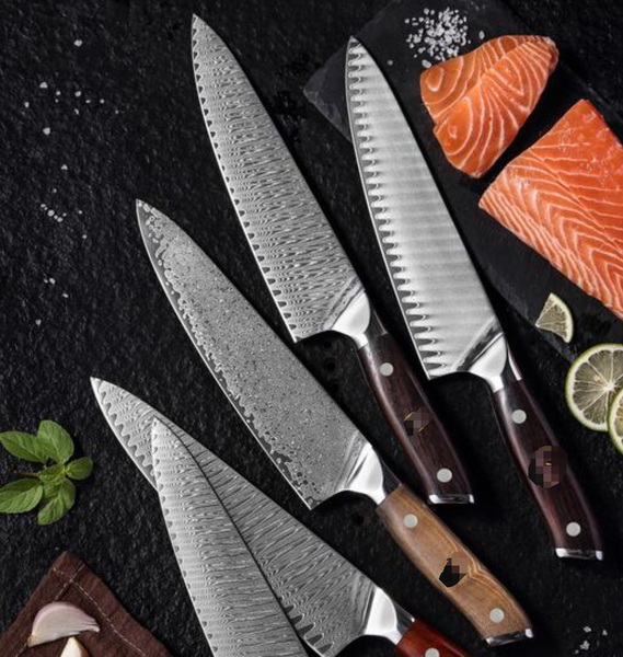 OEM Damascus Knife Set Supplier