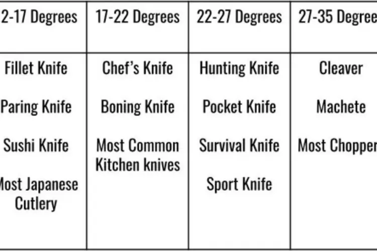 Angle to Sharpen Kitchen Knife3