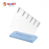 Magnetic Acrylic Knife Block – Transparent Universal Knife Holder with Blue Base