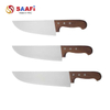Classic Wooden Handle Chef Knife Set – 3-Piece Stainless Steel Kitchen Knife Collection