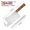Stainless Steel Butcher Cleavers for Professional Kitchens