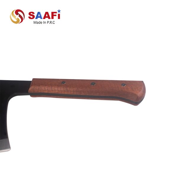 Heavy-Duty Butcher Cleaver with Wooden Handle – 6.8mm Thick Blade for Meat And Bone Cutting