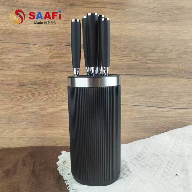 Modern Vertical Knife Block – Space-Saving Magnetic Knife Holder for Kitchen Organization