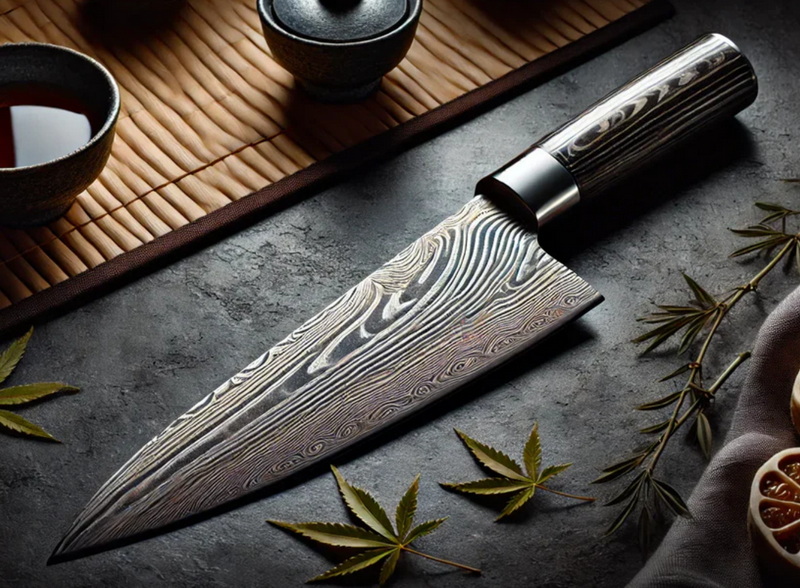 Long Lasting Damascus Kitchen Knives