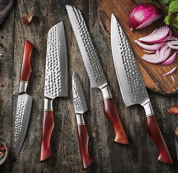 Complete Damascus Knife Sets