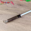 Professional Stainless Steel Honing Rod with Wood Handle for Kitchen Knife Sharpening