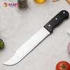 Professional Stainless Steel Kitchen Machete with Black Handle