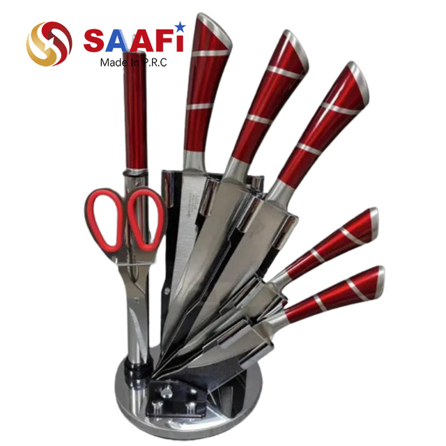 9 PCS Hollow Handle Knife Set