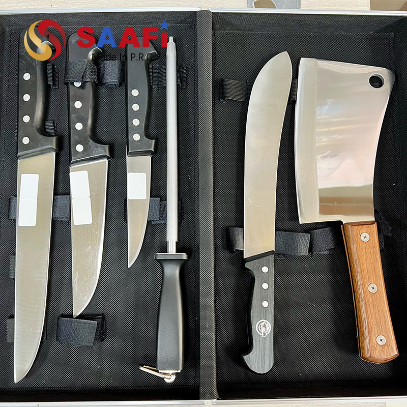 Slaughter Knife Set with Aluminium Box