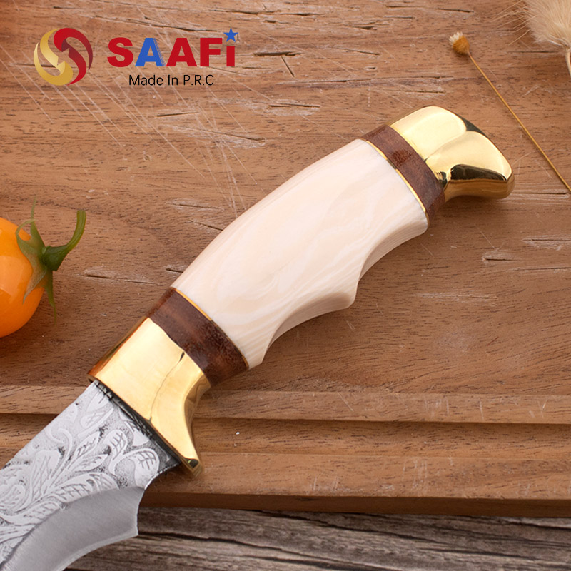 Damascus Steel Fixed Blade Knife