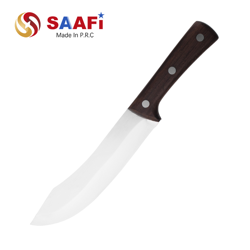 Butcher Knife with Wood Handle