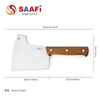 Chopper Knife with Wood Handle