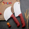 Square And Crescent Meat Cleaver Knives – 3Cr Stainless Steel, 4mm Thick, Plastic Handle, 4″ & 8″ Sizes