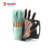 Modern Kitchen Knife Block with Utensil Holder – Space-Saving Knife Storage Stand