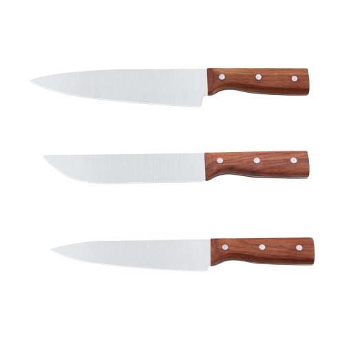 wooden handle chef knife