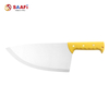 Professional Heavy-Duty Cleaver Series with Color-Coded Plastic Handles – Curved, Square, Round, Flat Wide & Deep Curve Blades