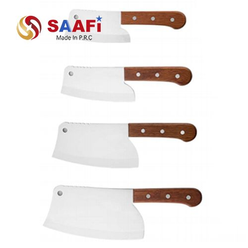 Heavy-Duty Meat Cleavers with Merbau Wood Handle (7″–10″)