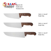 Classic Wooden Handle Chef Knife Set – 3-Piece Stainless Steel Kitchen Knife Collection
