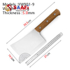Heavy-Duty Meat Cleavers with Rosewood Handle (9″–10″)