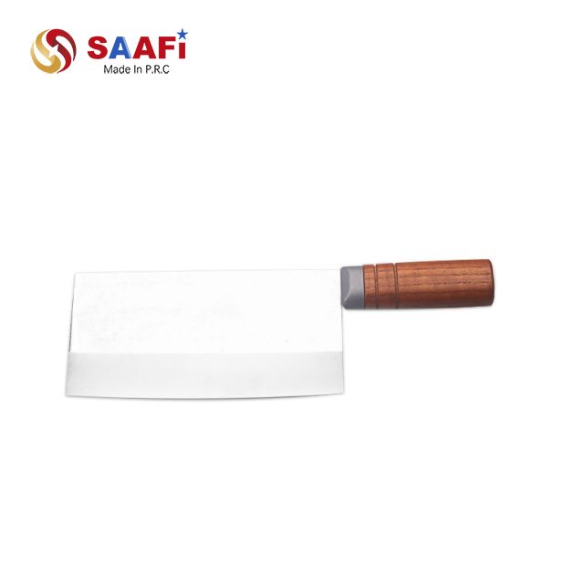 Professional Stainless Steel Chinese Cleaver with Wooden Handle – Kitchen Knife