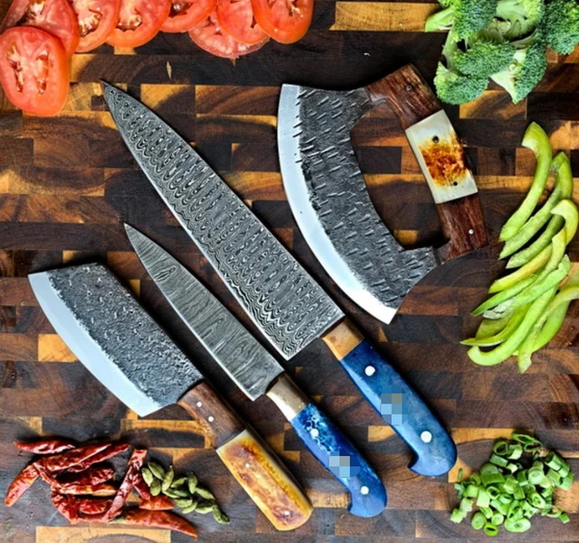 Damascus Chef Knife Sets