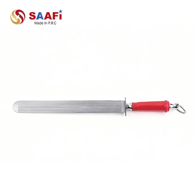Stainless Steel Knife Sharpening Rod with Plastic Handle – Professional Honing Tool